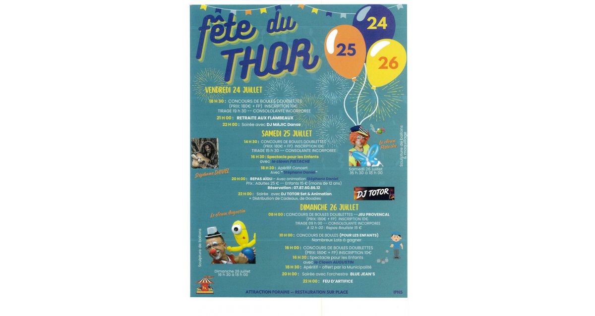 Fête du Thor à Sisteron