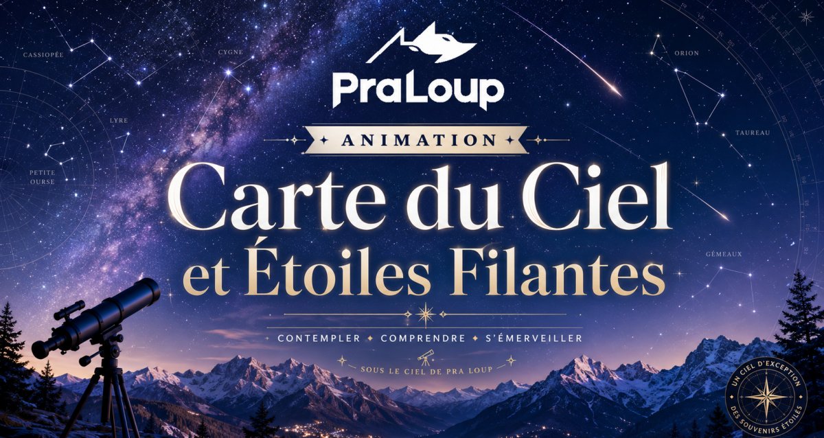 Festival Astro Loup - Atelier Carte du Ciel et Etoile Filantes