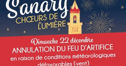 Annulation du feu d'artifice du 22 décembre à Sanary en raison de la tempête Dionisio