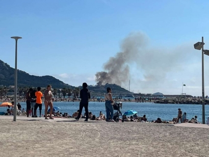 Marseille : Un départ d'incendie dans les Calanques 