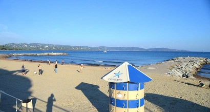 Cette plage de Cavalaire est fermée jusqu'à nouvel ordre en raison d'une mauvaise qualité de l'eau