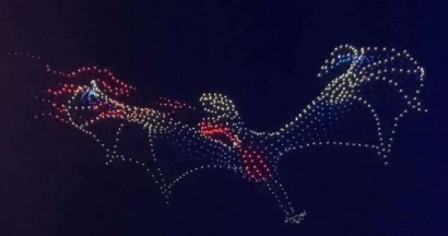 Cannes : un show de drones illumine la Croisette pendant les Cannes Lions