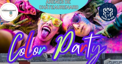 Châteaurenard : Une Color Party haute en couleurs le 20 juillet 