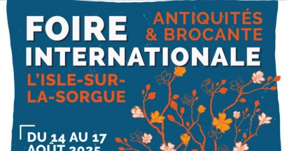 Du 14 au 17 août, direction la Foire internationale d'antiquités et brocante de l'Isle-sur-la-Sorgue