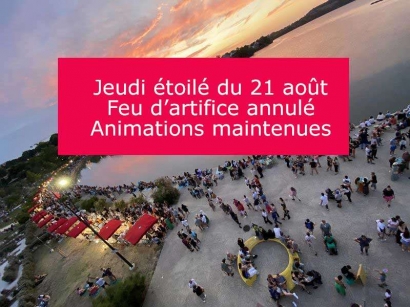 Un dernier Jeudi Etoilé ce soir à Istres, mais sans feu d'artifice