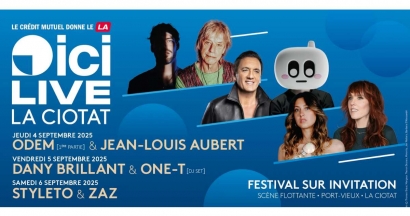 Festival Ici Live cette semaine à La Ciotat avec Jean-Louis Aubert, Dany Brillant, Zaz ...