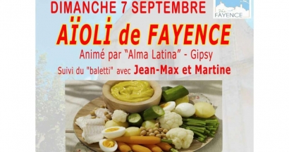 Le Grand aïoli, une spécialité du Pays de Fayence, à partager le 7 septembre