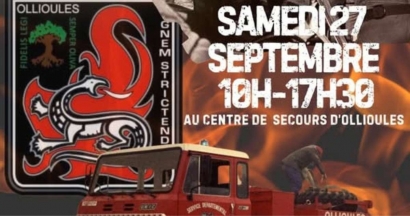 Pour les 50 ans des sapeurs-pompiers d'Ollioules, une journée de festivités gratuites