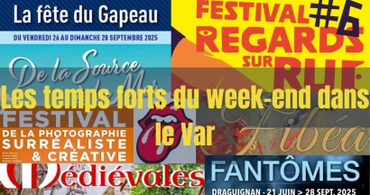 Que faire ce week-end dans le Var ? Les temps forts du 26 au 28 septembre