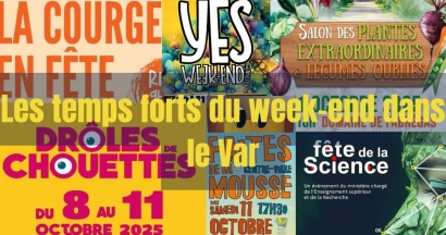 Fête de la science, foire agricole, marché alsacien... Les temps forts de votre week-end dans le Var !