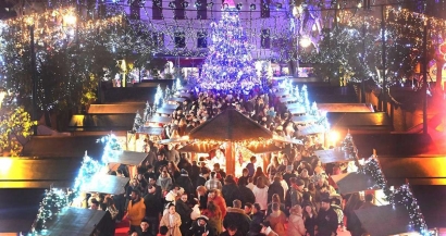 Lancement des Hivernales, le plus grand marché de Noël de Provence ce vendredi soir