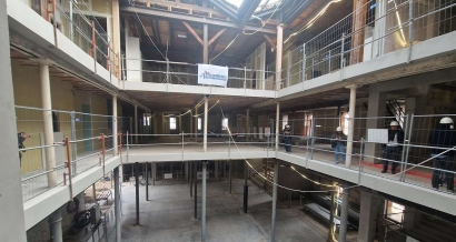 En images: le chantier de la Fabrique Loubon, future médiathèque à Marseille