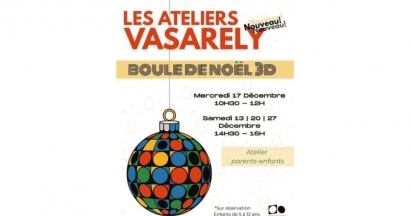 Ateliers vacances de Noël à la Fondation Vasarely