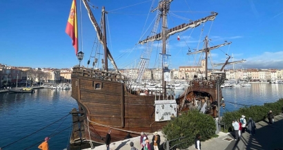 La Ciotat accueille le Nao Santa Maria de Christophe Colomb 