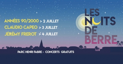 Concert Années 90's, Claudio Capéo et Jérémy Frerot... 3 concerts gratuits cet été avec les Nuits de Berre
