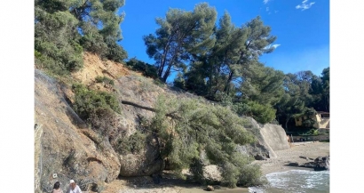 Suite aux intempéries de l'hiver, l'anse de Méjean sera fermée au public jusqu'au 15 juillet