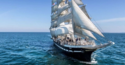 Le Belem jette l'ancre à Cannes : le majestueux trois-mâts fait escale au Port Canto du 1er au 3 mai