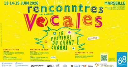 Marseille chante : les Rencontres Vocales 2026 envahissent les rues, les parcs et les églises du 13 au 19 juin