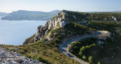 C'était le seul endroit qui permettait de voir correctement l'éclipse à Cassis et La Ciotat... La route des Crêtes est fermée