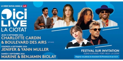 Gagnez vos invitations pour ICI Live La Ciotat 