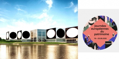 Journées du Patrimoine à la Fondation Vasarely : Pierre Vasarely guide lui-même la visite des 50 ans du Centre architectonique