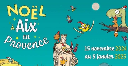 Marchés, manèges et bien sûr présence du Père Noël...découvrez le programme des festivités de Noël à Aix en Provence !