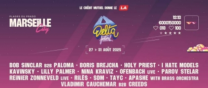 Delta Festival 2024 : Jain, Martin Solveig, SCH, Caravan Palace, PLK, The Avener., 47Ter..