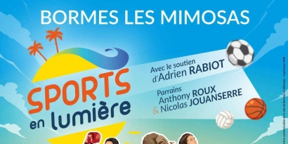 Sports en lumière : Sport, DJ, cabaret et feu d'artifice ce weekend à Bormes les Mimosas