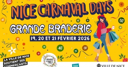 Carnaval Days, la grande braderie organisée par la Ville de Nice revient du 19 au 21 février
