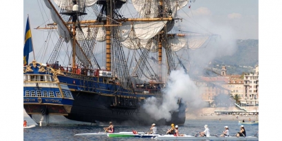 Le Götheborg : le plus grand voilier Océanique en bois du monde arrive à Nice