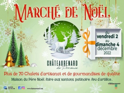 Noël à Châteaurenard : Le marché de Noël annulé ce week-end en raison des mauvaises conditions météorologiques
