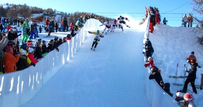 Ice Cross Pra Loup: les patineurs de l'extrême tout ce weekend à Pra Loup