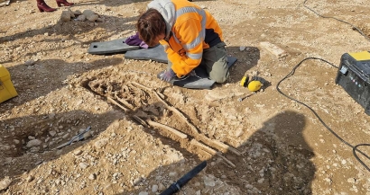 Marseille: Des sépultures exceptionnelles de l'âge de Bronze et du Moyen Age découvertes à la Capelette