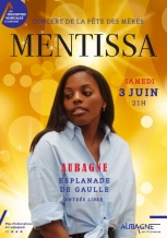 Mentissa en concert gratuit ce samedi à Aubagne