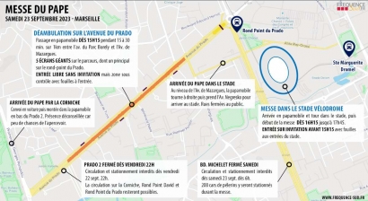 Messe du pape: toutes les informations pratiques pour y assister dans le stade ou devant les écrans géants