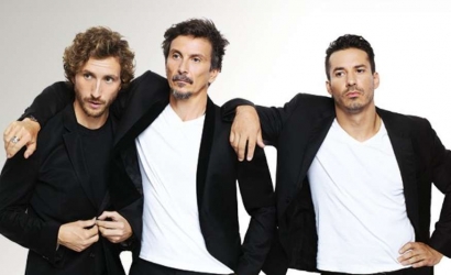 La tournée du trio : J. Ferrari - A. Tsamère - B. Lecaplain