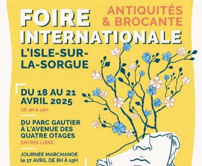 Foire Internationale Antiquités & Brocante de l'Isle-sur-la-Sorgue