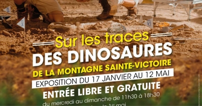 La galerie 21Bis Mirabeau vous embarque Sur les traces des dinosaures de la Montagne Sainte-Victoire