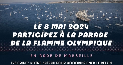 Parade du Belem: On peut s'inscrire pour accompagner la flamme olympique dans la rade de Marseille le 8 mai