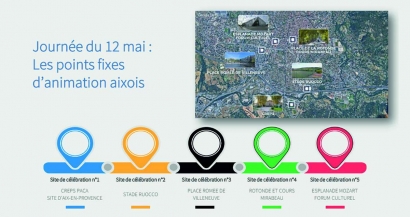 Découvrez le parcours de la Flamme Olympique à Aix en Provence le 12 mai