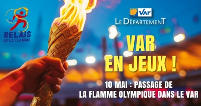 Découvrez le détail du parcours de la Flamme Olympique dans le Var le 10 mai