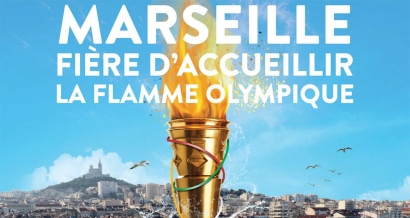 Découvrez la carte et le détail du parcours de la Flamme Olympique à Marseille le 9 mai