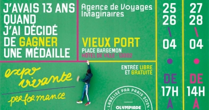 Exposition olympique vivante à découvrir place Bargemon à Marseille