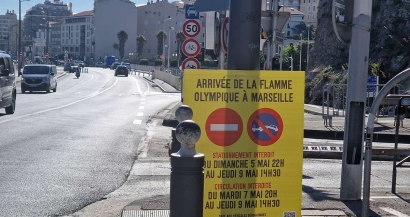 Parcours de la Flamme Olympique à Marseille: des rues et des autoroutes fermées ce jeudi