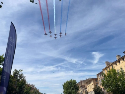 Voici pourquoi la Patrouille de France n'a pas survolé certaines villes des Bouches du Rhône ce dimanche