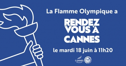 Le parcours du relais de la Flamme Olympique à Cannes