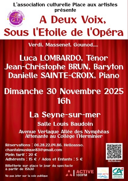 A deux voix, sous l'étoile de l'opéra