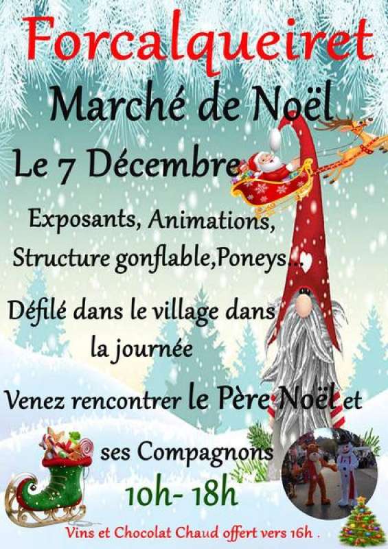 Marché de Noël - Forcalqueiret