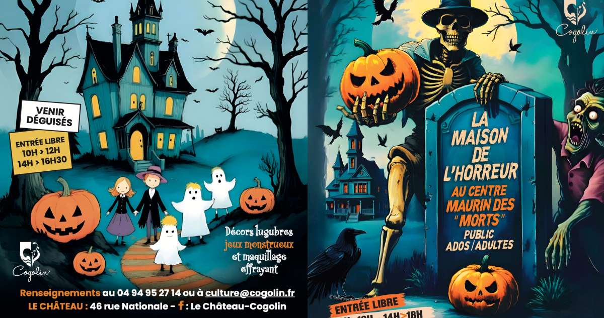 Maison de l'horreur et château des ténèbres, Halloween s'invite à Cogolin