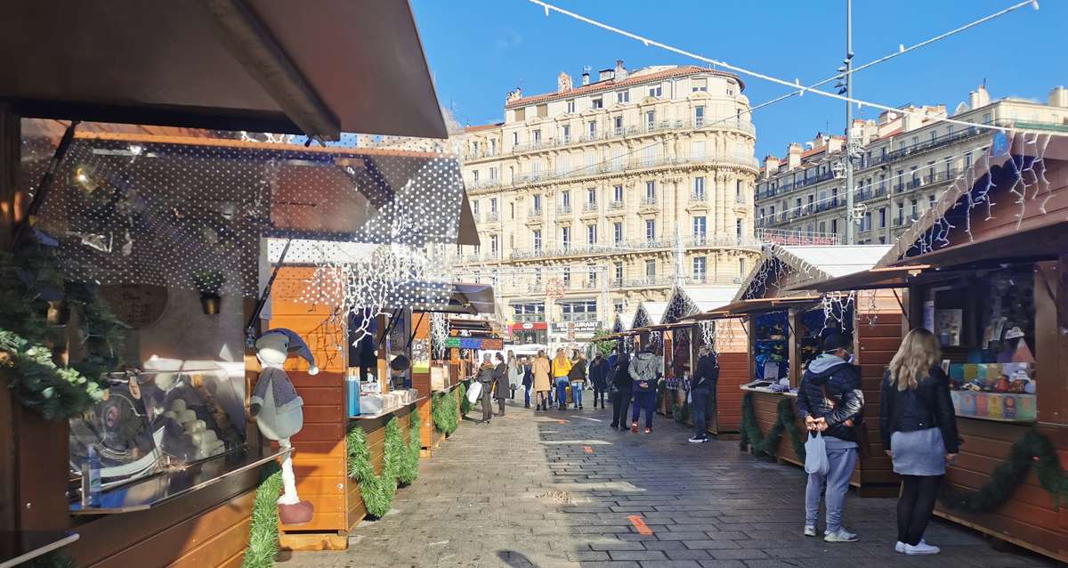 Le marché de Noël à Marseille